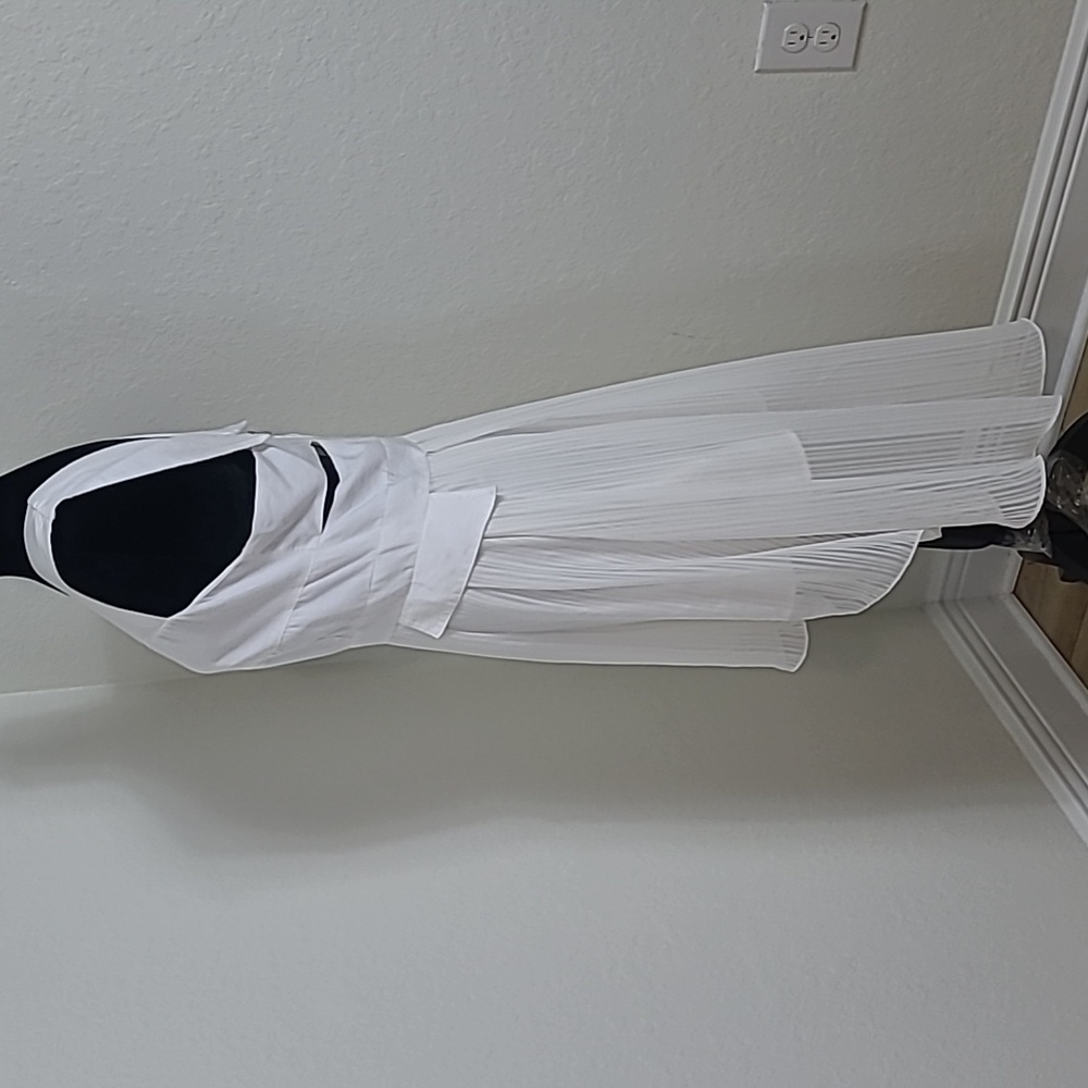 W118 by Walter Baker White High Low Dress Sumnery Party Vacation Size Large - Picture 6 of 11
